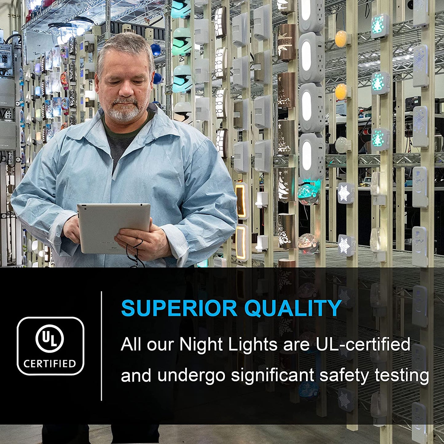 GE Plug in Night Light with Dusk to Dawn Sensor, 8 Pack | Night Lights Plug into Wall, Warm White 3000K Light for Bedroom, Bathroom, and Nursery, UL Certified, Energy Efficient