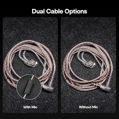 KZ ZSN Pro Dual Driver 1BA+1DD Hybrid Metal Hifi In-Ear Monitor | with Zin Alloy Panel, Balanced Pop Tuning, Detachable Recessed 2Pin Cable for Gamers Audiophiles, without Mic, Black