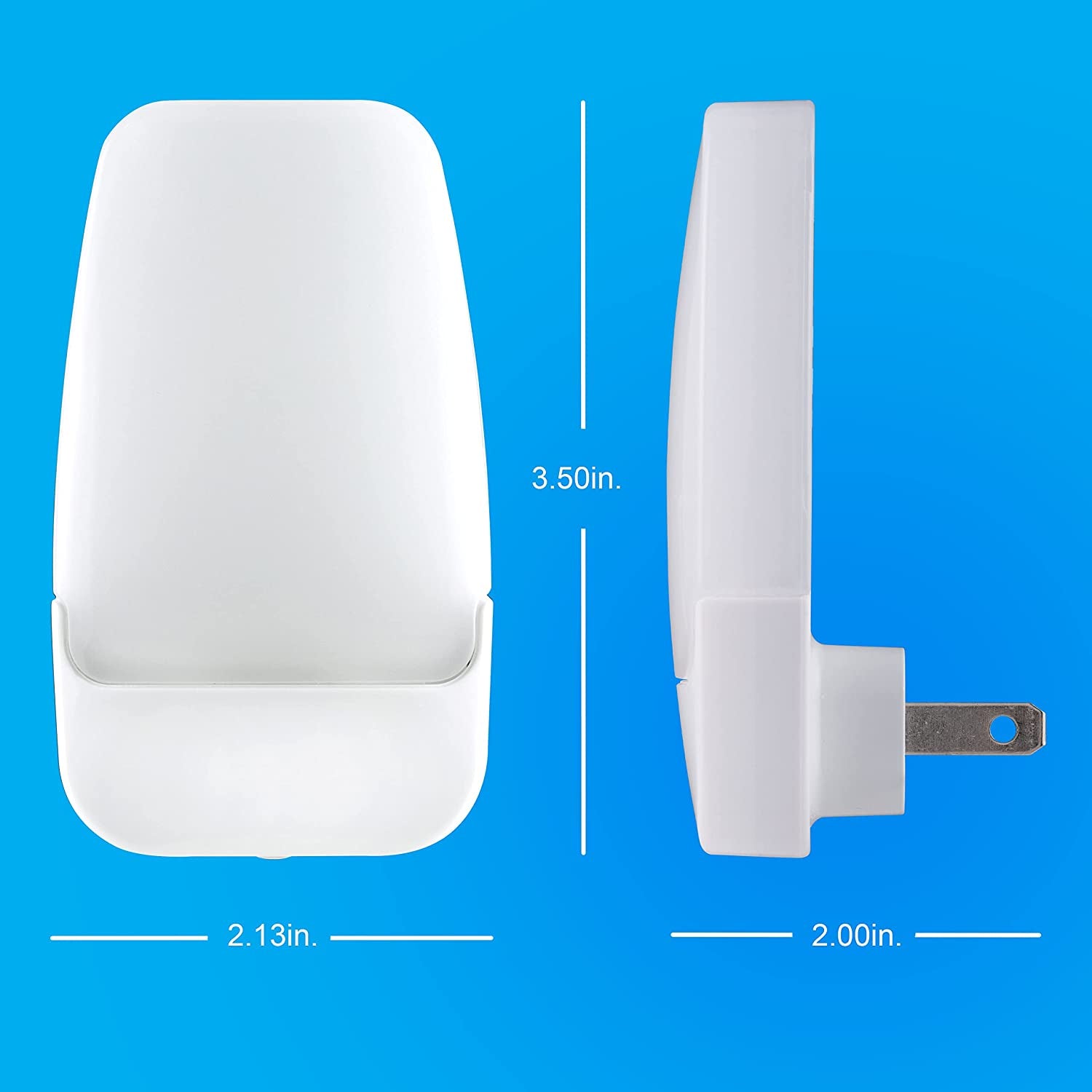 GE Plug in Night Light with Dusk to Dawn Sensor, 8 Pack | Night Lights Plug into Wall, Warm White 3000K Light for Bedroom, Bathroom, and Nursery, UL Certified, Energy Efficient