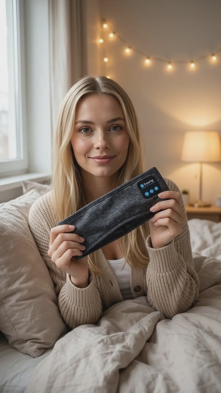 Bluetooth Sleep Headband — Comfortable Wireless Sleep Headphones